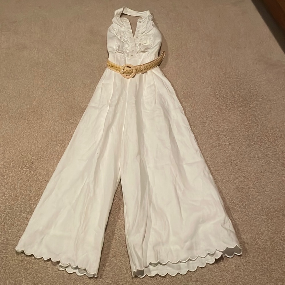 NWT Zimmerman linen jumpsuit Size 4 - Picture 5 of 11
